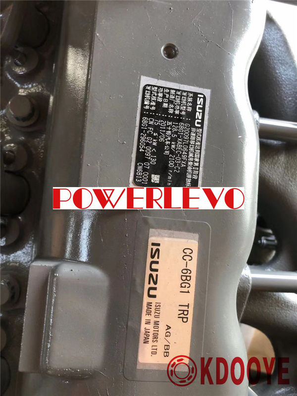 6BG1T -XABEC-03-C2 ISUZU 128.5KW 2100r/min مجموعة المحركات للسيارة xe235 ZAX200 SH200-3 XC210